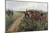 Parade in the Field before His Majesty King Alfonso XIII, 1905-Josep Cusachs y Cusachs-Mounted Giclee Print