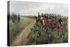 Parade in the Field before His Majesty King Alfonso XIII, 1905-Josep Cusachs y Cusachs-Stretched Canvas