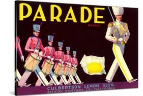 Parade Lemon Label-null-Stretched Canvas
