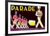 Parade Lemon Label-null-Framed Art Print