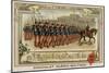 Parade of Cadets from the Military School of Saint-Cyr at Longchamps, France-null-Mounted Giclee Print