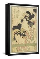 Parade of Courtesans, 1781-1806-Kitagawa Utamaro-Framed Stretched Canvas