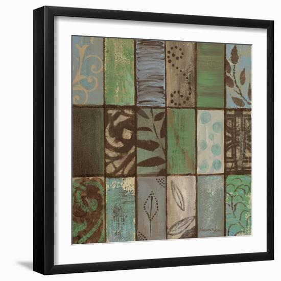 Parade of Patterns II-Hakimipour-ritter-Framed Art Print