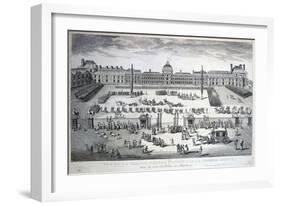 Parade of the Troops During the Grand Parade, Tuileries Palace, 19th Century-null-Framed Giclee Print