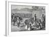 Parade of Ugandan Troops, Engraving from Journal of Discovery of Sources of Nile-John Hanning Speke-Framed Giclee Print