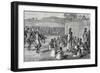 Parade of Ugandan Troops, Engraving from Journal of Discovery of Sources of Nile-John Hanning Speke-Framed Giclee Print