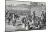 Parade of Ugandan Troops, Engraving from Journal of Discovery of Sources of Nile-John Hanning Speke-Mounted Giclee Print