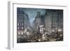 Parade on the Place De L'Ecole, 1823-Jean Pierre Norblin-Framed Giclee Print