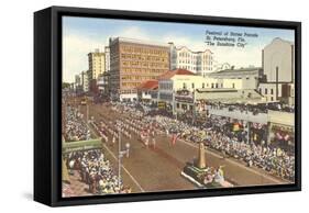 Parade, St. Petersburg, Florida-null-Framed Stretched Canvas