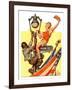 "Parade View from Lamp Post,"July 3, 1937-Joseph Christian Leyendecker-Framed Giclee Print