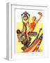 "Parade View from Lamp Post,"July 3, 1937-Joseph Christian Leyendecker-Framed Giclee Print