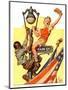 "Parade View from Lamp Post,"July 3, 1937-Joseph Christian Leyendecker-Mounted Giclee Print