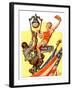 "Parade View from Lamp Post,"July 3, 1937-Joseph Christian Leyendecker-Framed Giclee Print