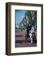 Parade with coach, London, United Kingdom of Great Britain-null-Framed Art Print