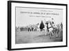 Parading of the Flag of the French Foreign Legion, Sidi Bel Abbes, Algeria, 28 April 1906-null-Framed Giclee Print