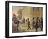 Parading of the Standard of the Great Palace Guards, 1853-Adolph Gebens-Framed Giclee Print
