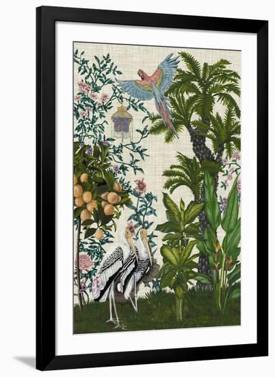 Paradis Chinoiserie II-Naomi McCavitt-Framed Giclee Print