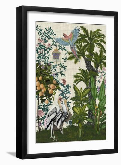 Paradis Chinoiserie II-Naomi McCavitt-Framed Art Print