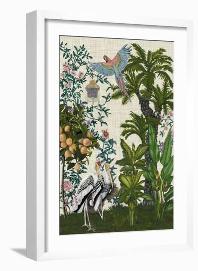 Paradis Chinoiserie II-Naomi McCavitt-Framed Art Print