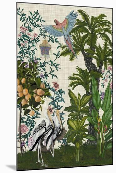 Paradis Chinoiserie II-Naomi McCavitt-Mounted Art Print