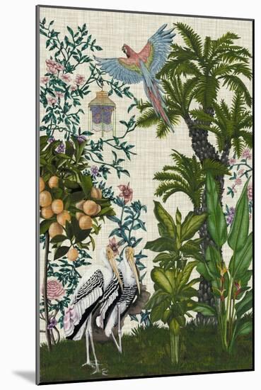 Paradis Chinoiserie II-Naomi McCavitt-Mounted Art Print