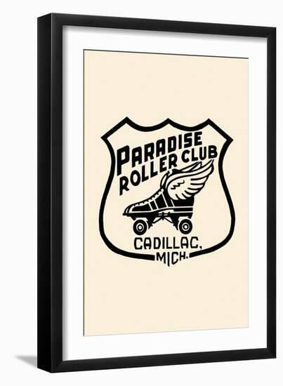 Paradis Roller Club-null-Framed Art Print
