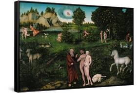 Paradise, 1530-Lucas Cranach the Elder-Framed Stretched Canvas