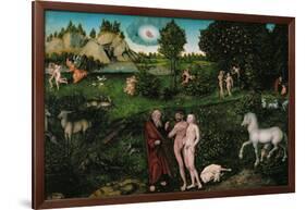 Paradise, 1530-Lucas Cranach the Elder-Framed Giclee Print