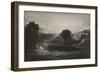 Paradise--Adam and Eve--The Morning Hymn, C.1827 (Mezzotint)-John Martin-Framed Giclee Print