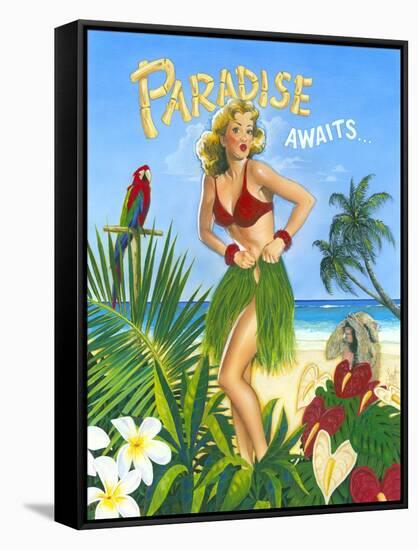 Paradise Awaits-Scott Westmoreland-Framed Stretched Canvas