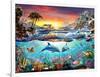 Paradise Bay-Adrian Chesterman-Framed Art Print