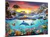 Paradise Bay-Adrian Chesterman-Mounted Art Print