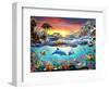 Paradise Bay-Adrian Chesterman-Framed Art Print