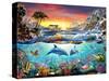 Paradise Bay-Adrian Chesterman-Stretched Canvas