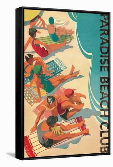 Paradise Beach Club-Wild Apple Portfolio-Framed Stretched Canvas