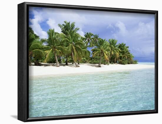 Paradise Beach, One Foot Island, Aitutaki, Cook Islands, South Pacific Islands-D H Webster-Framed Photographic Print