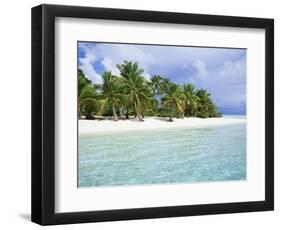 Paradise Beach, One Foot Island, Aitutaki, Cook Islands, South Pacific Islands-D H Webster-Framed Photographic Print