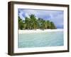 Paradise Beach, One Foot Island, Aitutaki, Cook Islands, South Pacific Islands-D H Webster-Framed Photographic Print