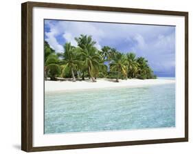 Paradise Beach, One Foot Island, Aitutaki, Cook Islands, South Pacific Islands-D H Webster-Framed Photographic Print