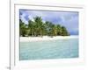 Paradise Beach, One Foot Island, Aitutaki, Cook Islands, South Pacific Islands-D H Webster-Framed Photographic Print