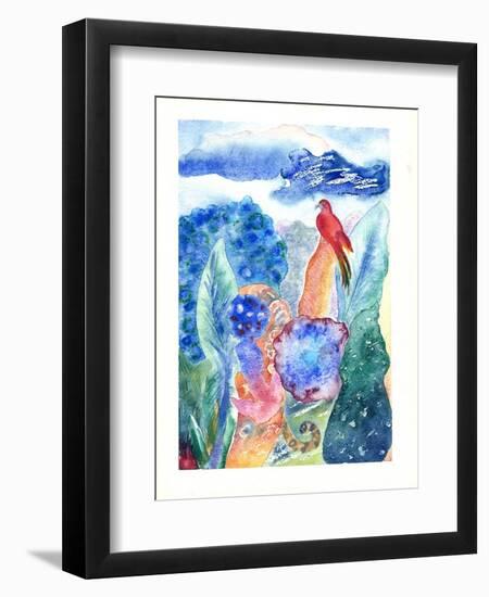 Paradise Bird, 2010-Louise Belanger-Framed Giclee Print