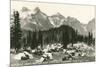 Paradise Camp, Rainier National Park-null-Mounted Premium Giclee Print