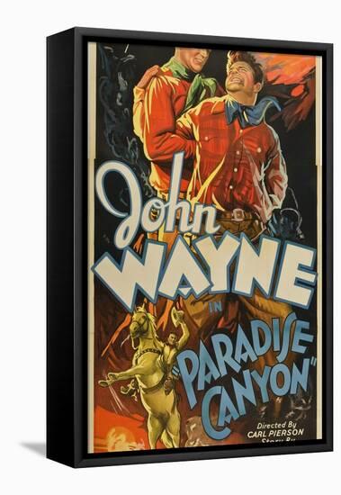 Paradise Canyon, John Wayne, 1935-null-Framed Stretched Canvas