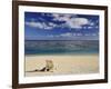 Paradise Cove Beach, Aitutaki, Cook Islands, South Pacific Ocean, Pacific-Jochen Schlenker-Framed Photographic Print