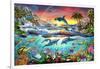 Paradise Cove-Adrian Chesterman-Framed Art Print