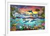 Paradise Cove-Adrian Chesterman-Framed Art Print