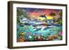 Paradise Cove-Adrian Chesterman-Framed Art Print