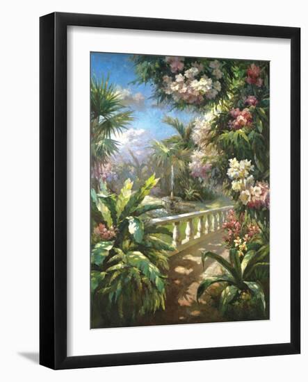 Paradise Fountain-James Reed-Framed Art Print