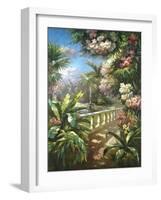 Paradise Fountain-James Reed-Framed Art Print