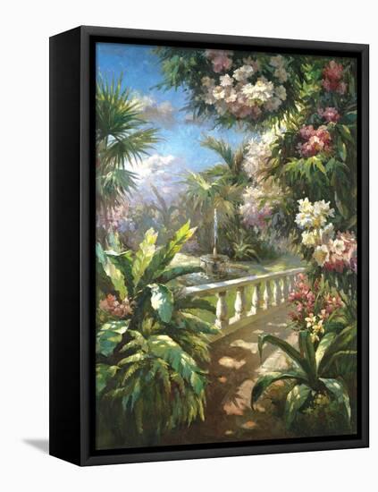 Paradise Fountain-James Reed-Framed Stretched Canvas